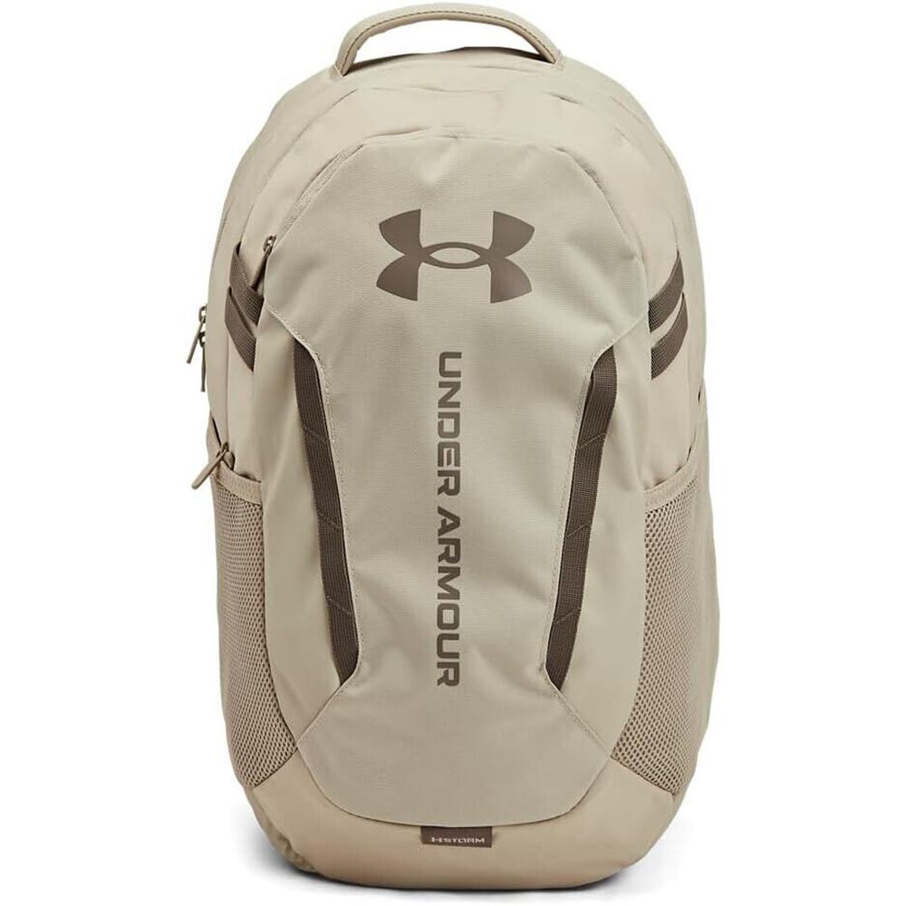 Under Armour UA Hustle 6.0 16" Laptop Backpack Unisex Adult OSFA Khaki Tan Taupe